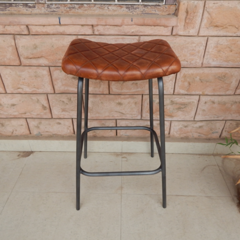 Leather Breakfast Bar Stool