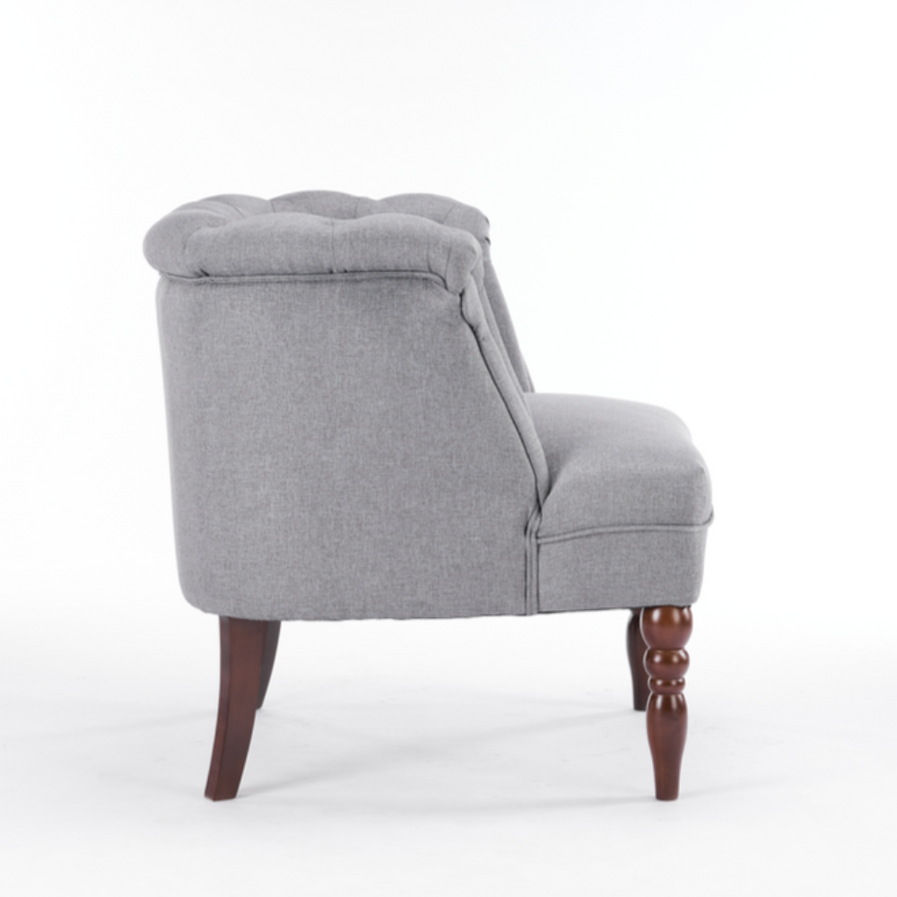 Grey Chesterfield Armchair