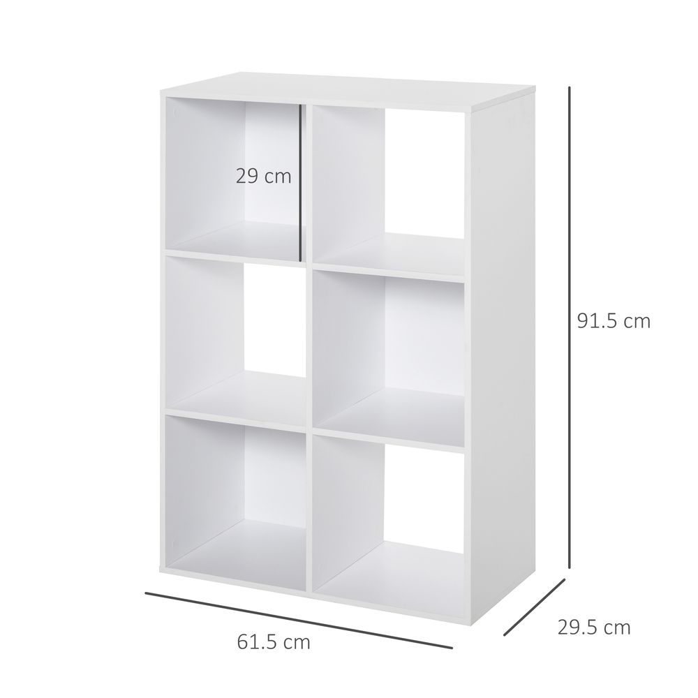 White Storage Shelves