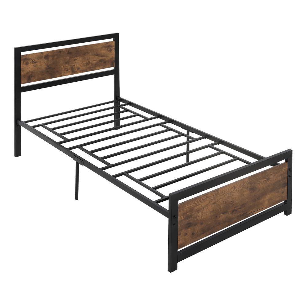 Industrial Single Metal Bed Frame