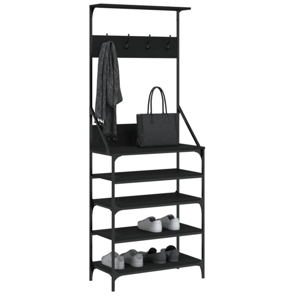 Clothes Rack with Shoe Storage