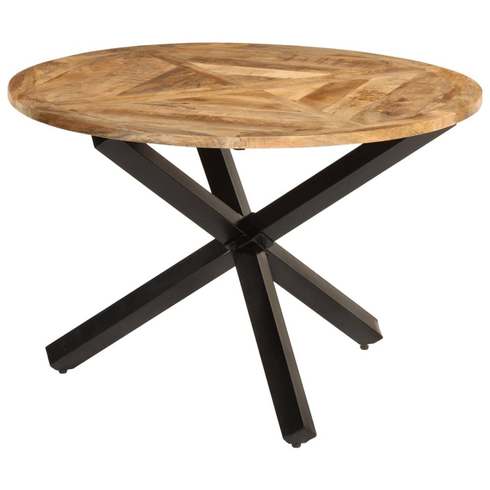 Circular Mango Wood Dining Table