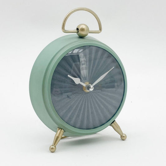 Green Vintage Table Clock