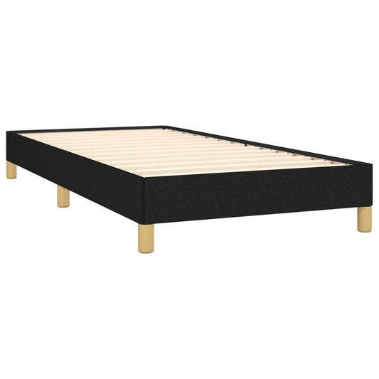 Black Single Fabric Bed Frame