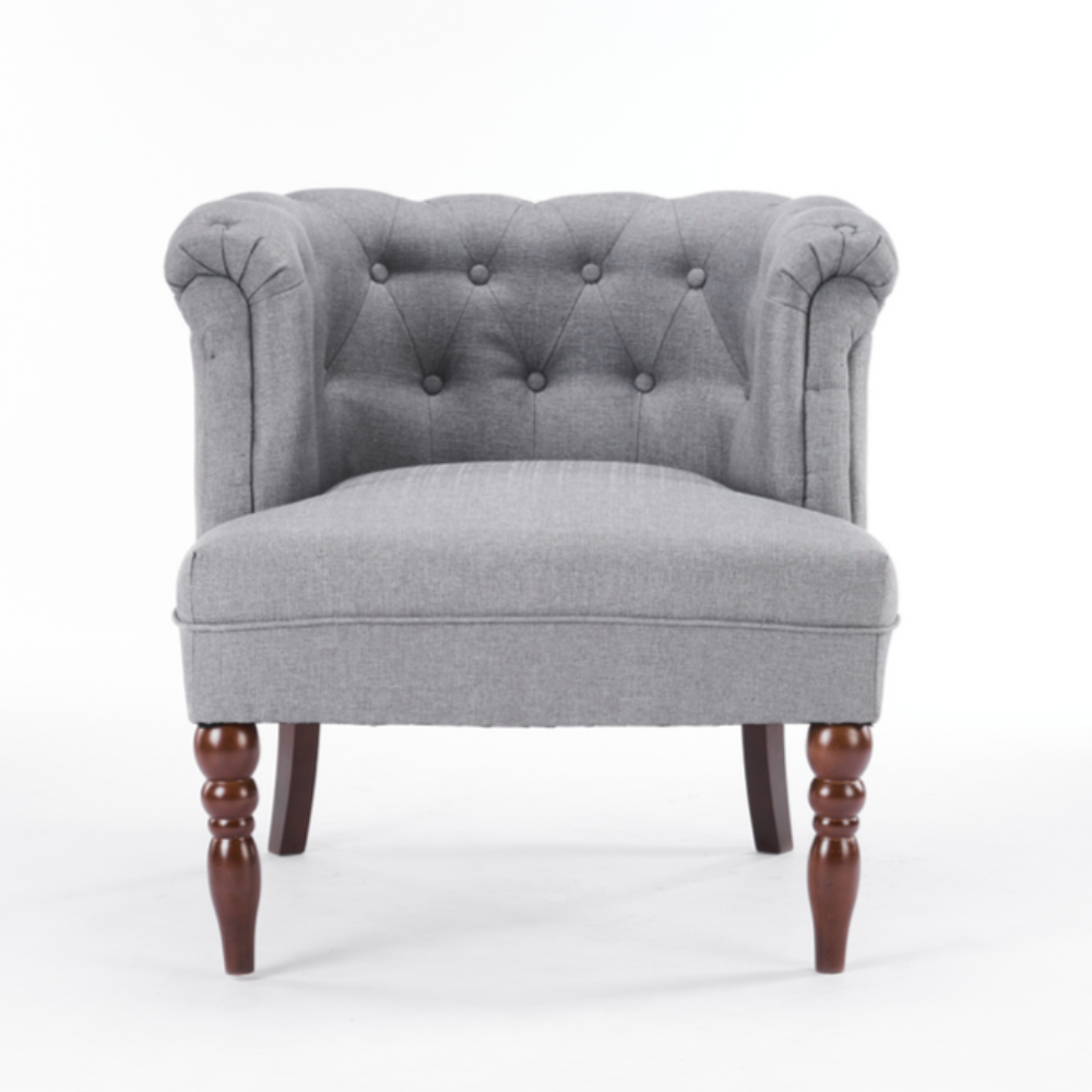 Grey Chesterfield Armchair