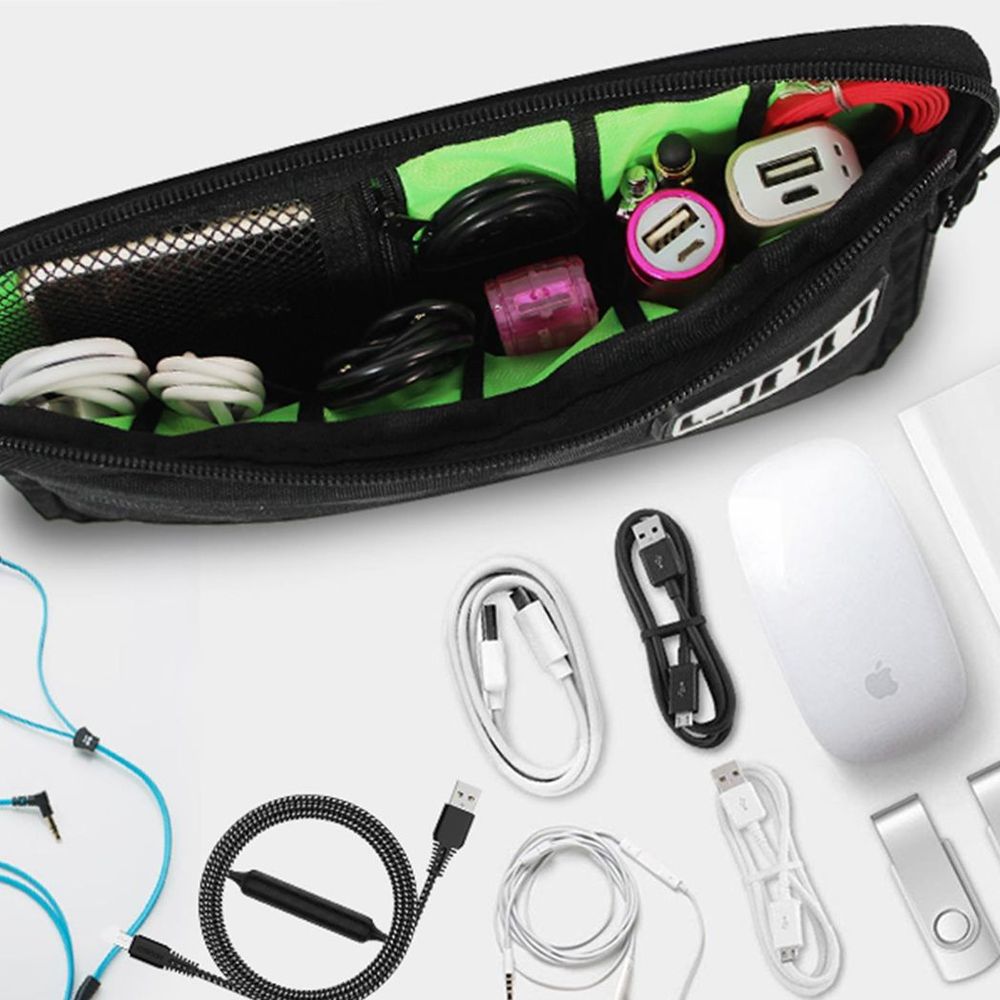 Multi Purpose Nylon Travel Electronics Organiser Bag