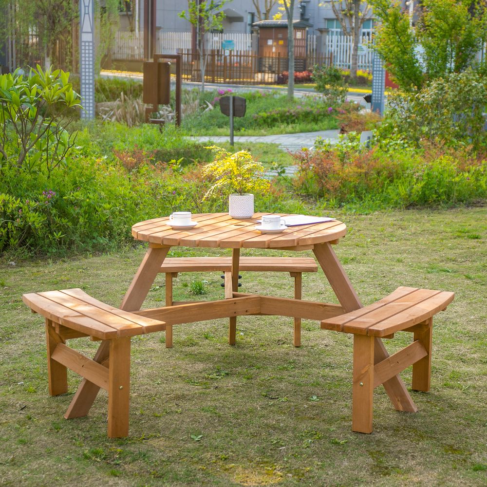 Garden Bench Table