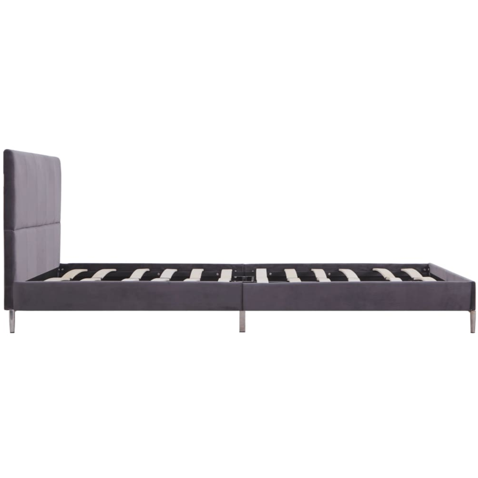 Grey Double Bed Frame