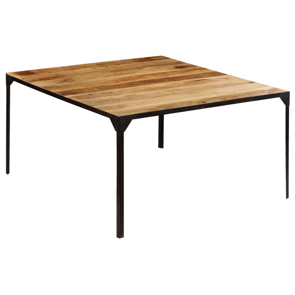 Square Mango Wood Dining Table