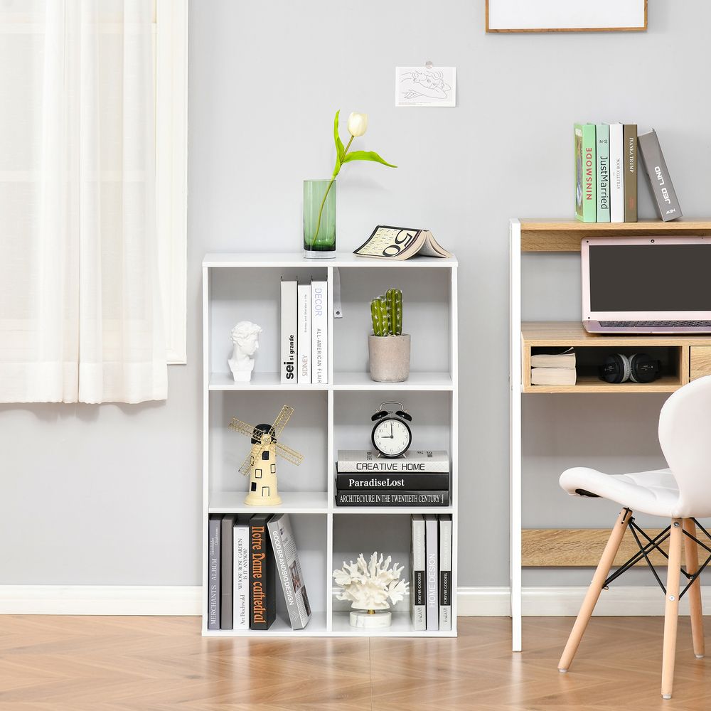 White Storage Shelves