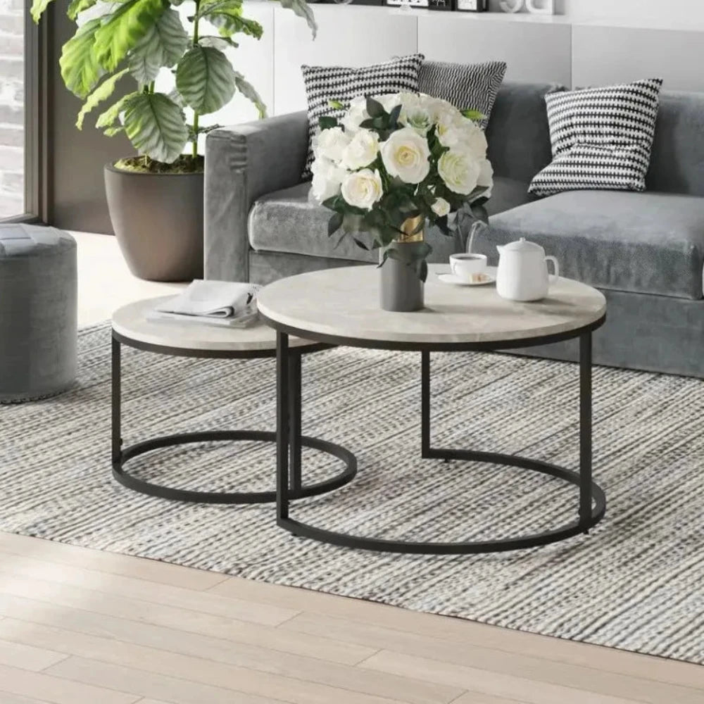 Faux Marble Coffee Tables