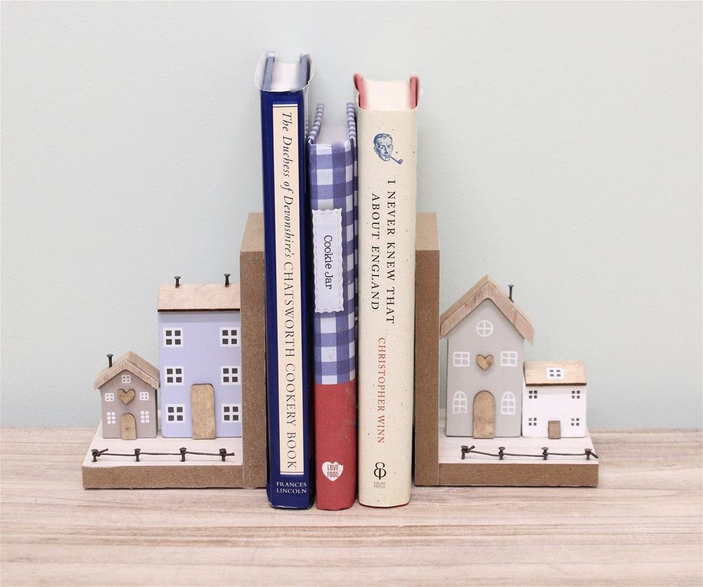 Houses Bookends