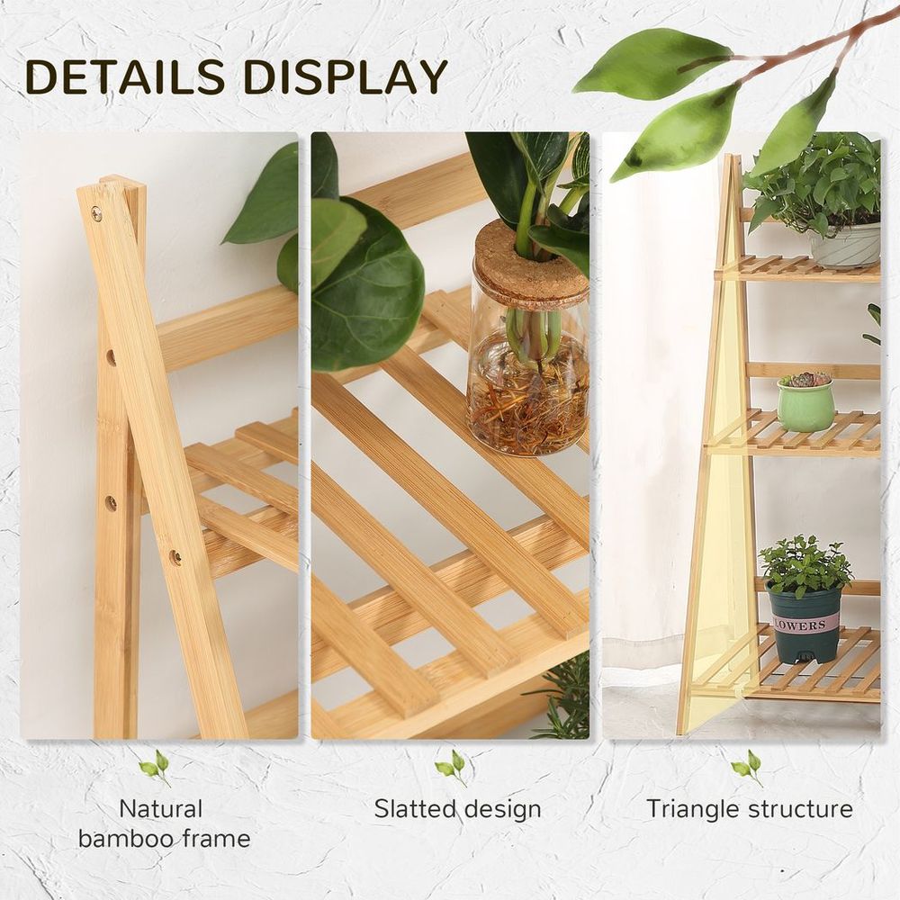 Bamboo Plant Stand