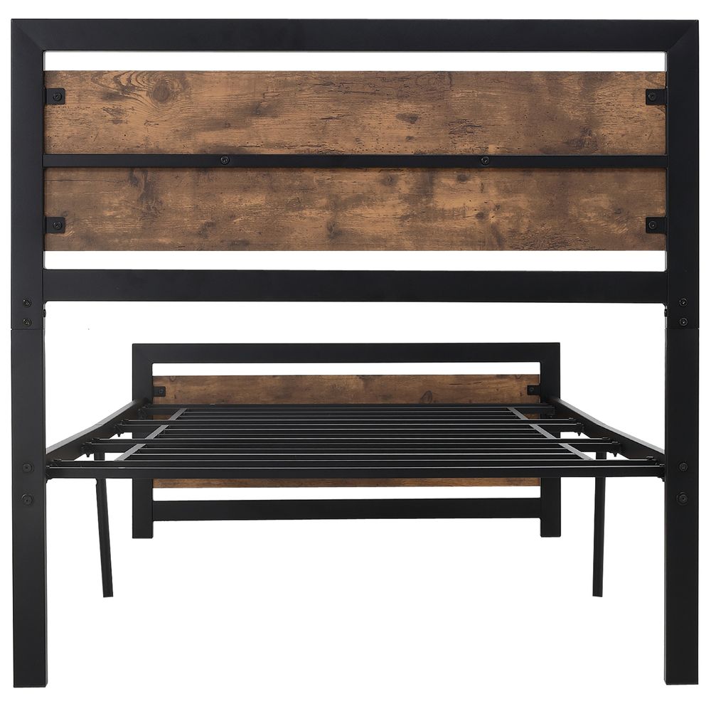 Industrial Single Metal Bed Frame