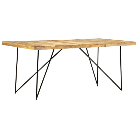 Steel Legged Dining Table