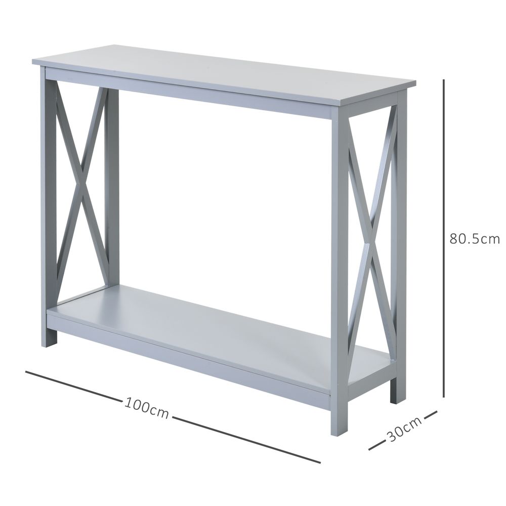 Wood Console Table