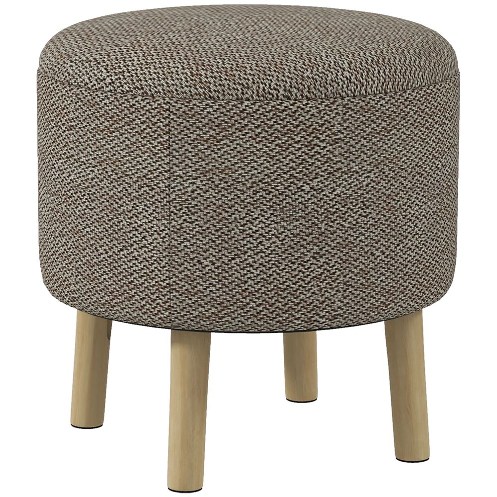 Round Storage Ottoman