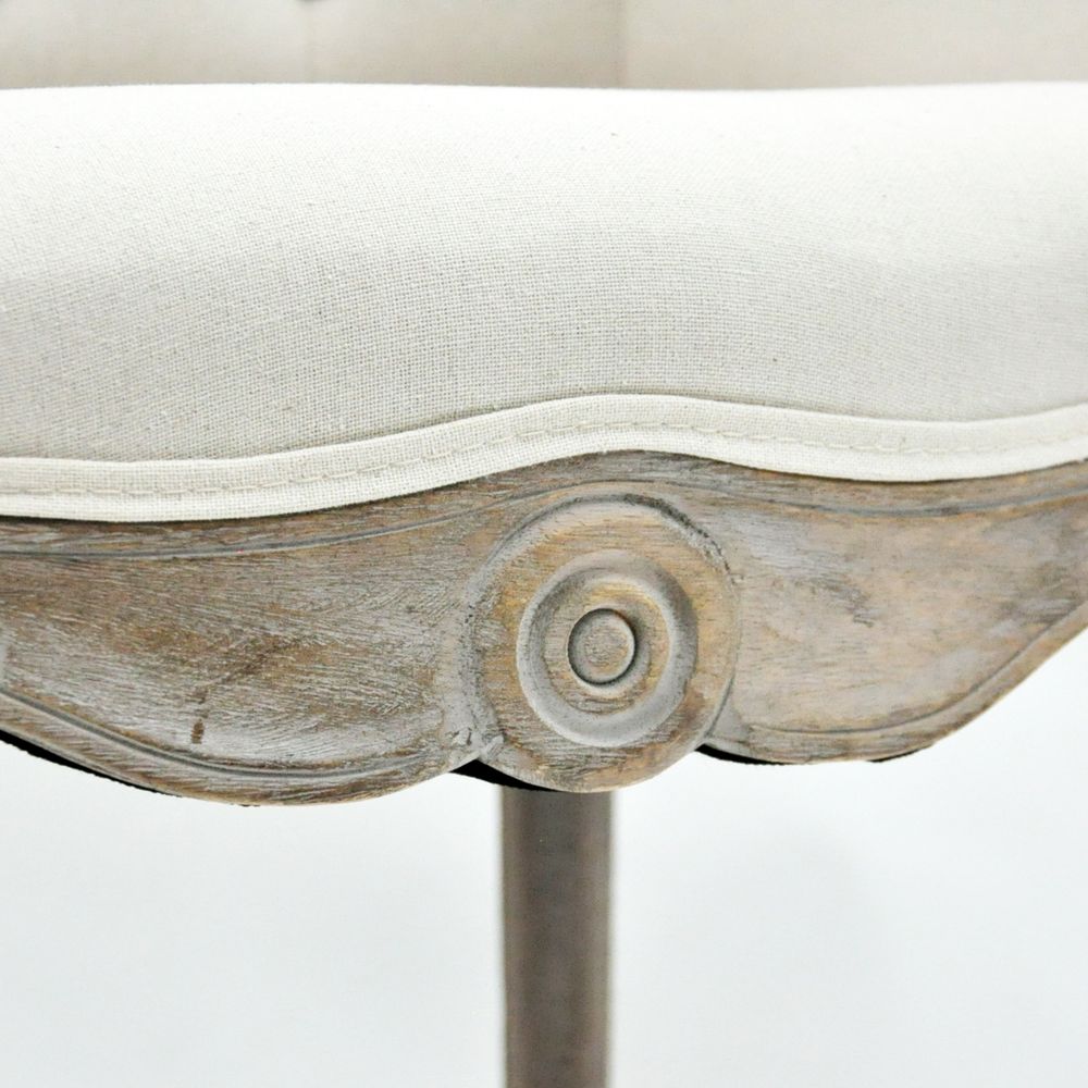 Linen Louis Chair