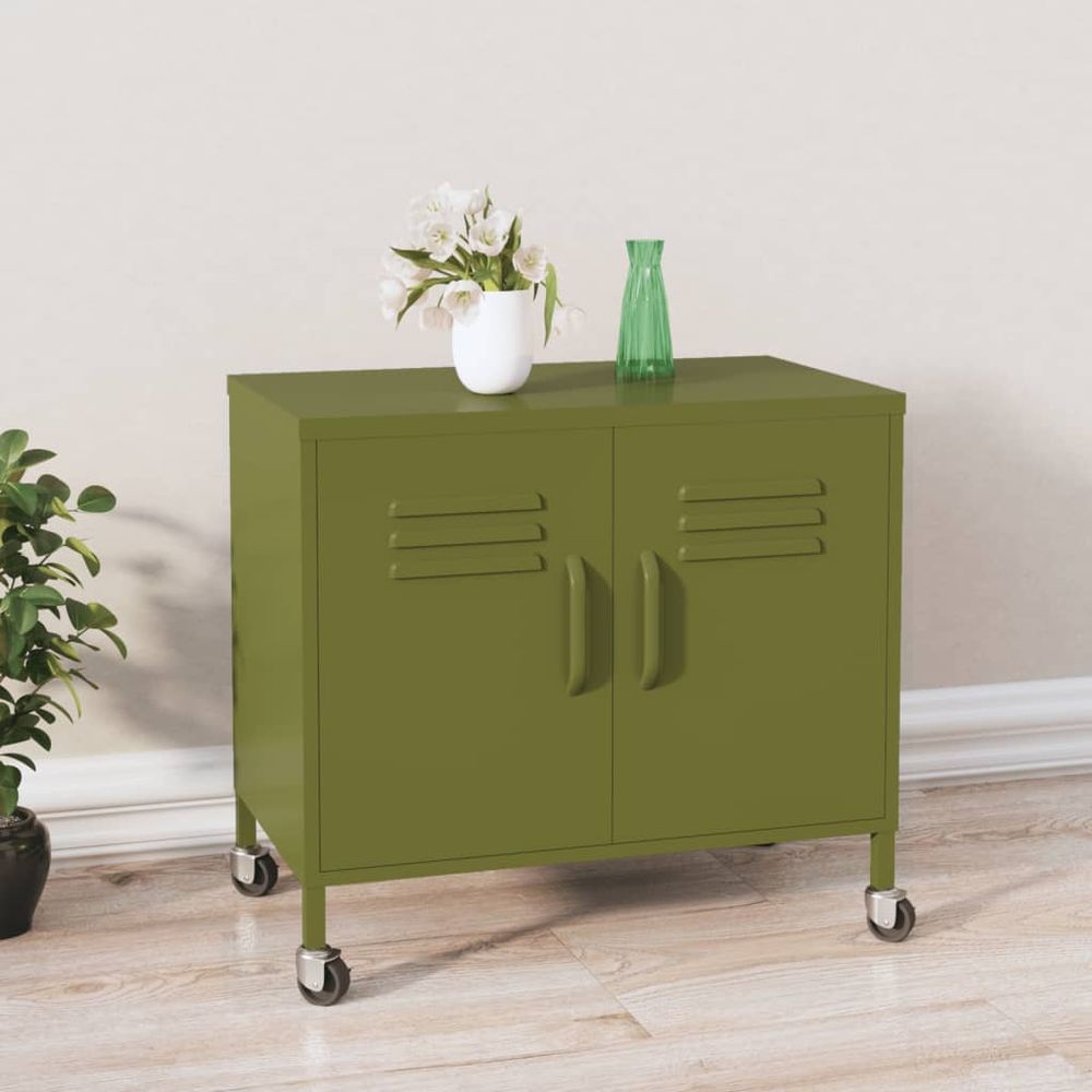 Wheeled Steel Storage Cabinet