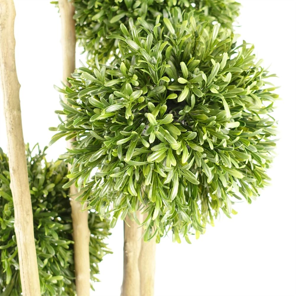 Pair of UV Resistant Topiary Ball Trees