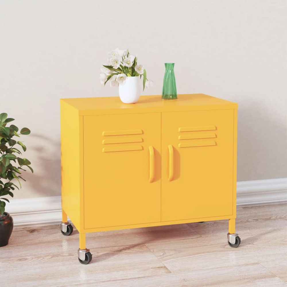 Wheeled Steel Storage Cabinet