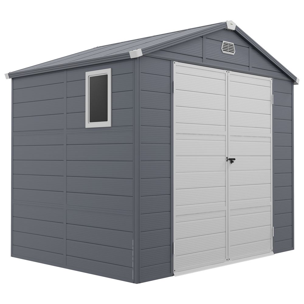 Garden Shed with Foundation Kit and Vents