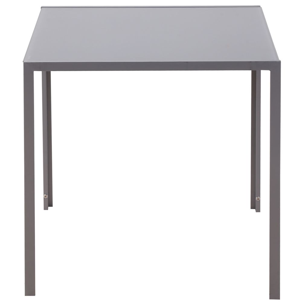 Square Glass Dining Table