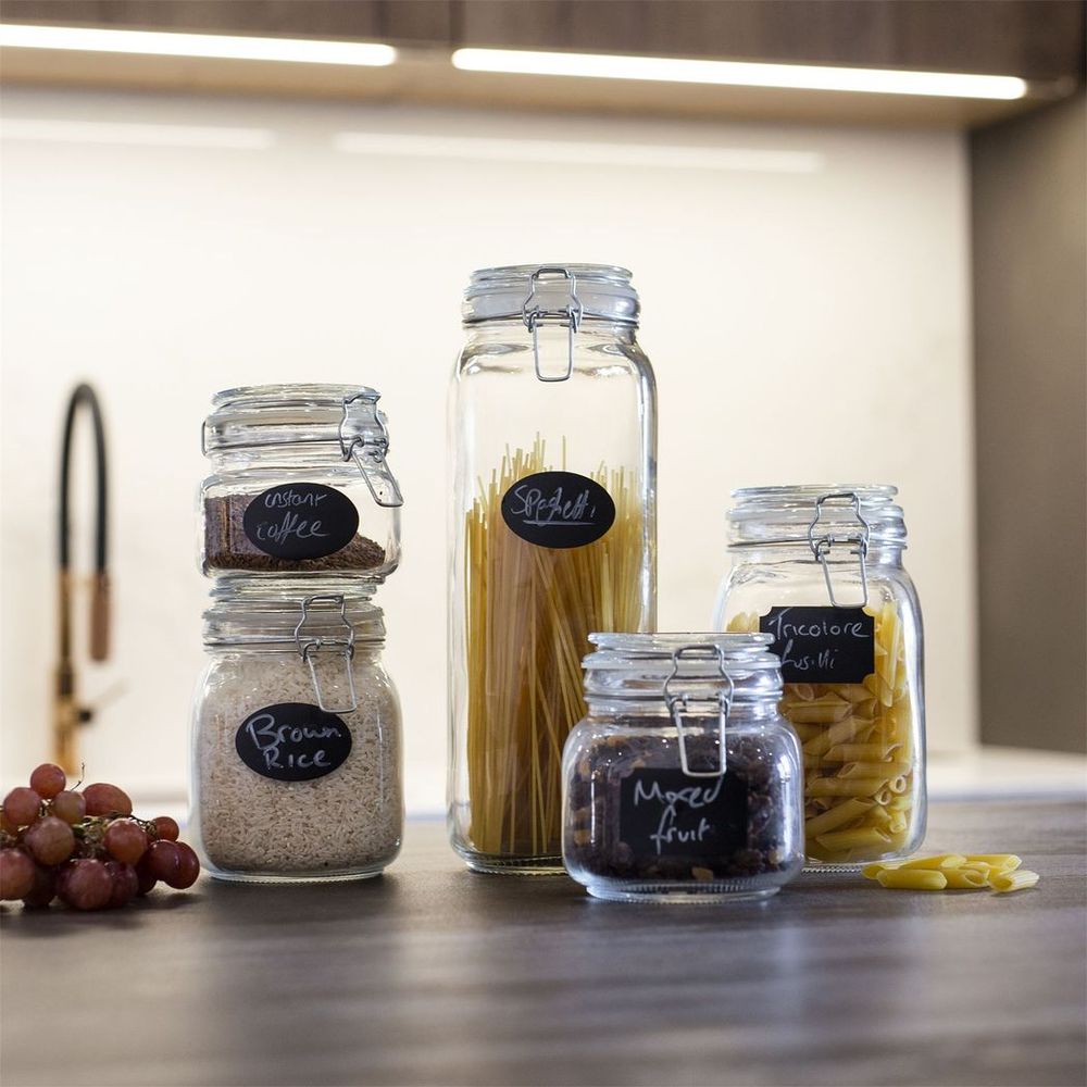 Clip Top Glass Storage Jars