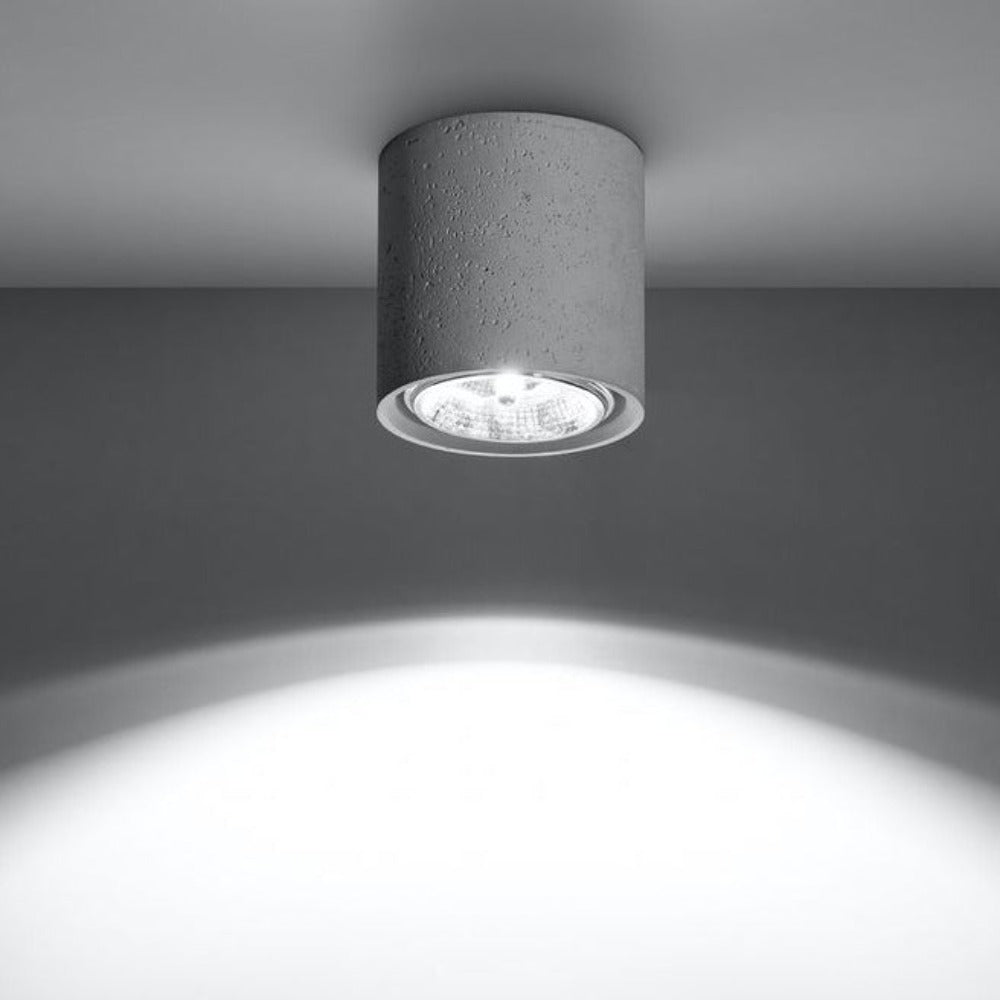 Concrete Loft Design Ceiling Light