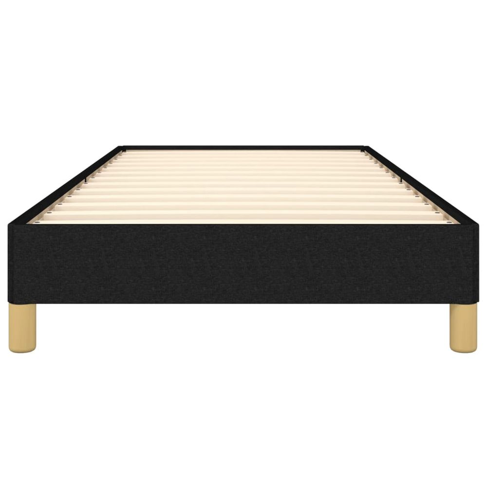 Black Single Fabric Bed Frame