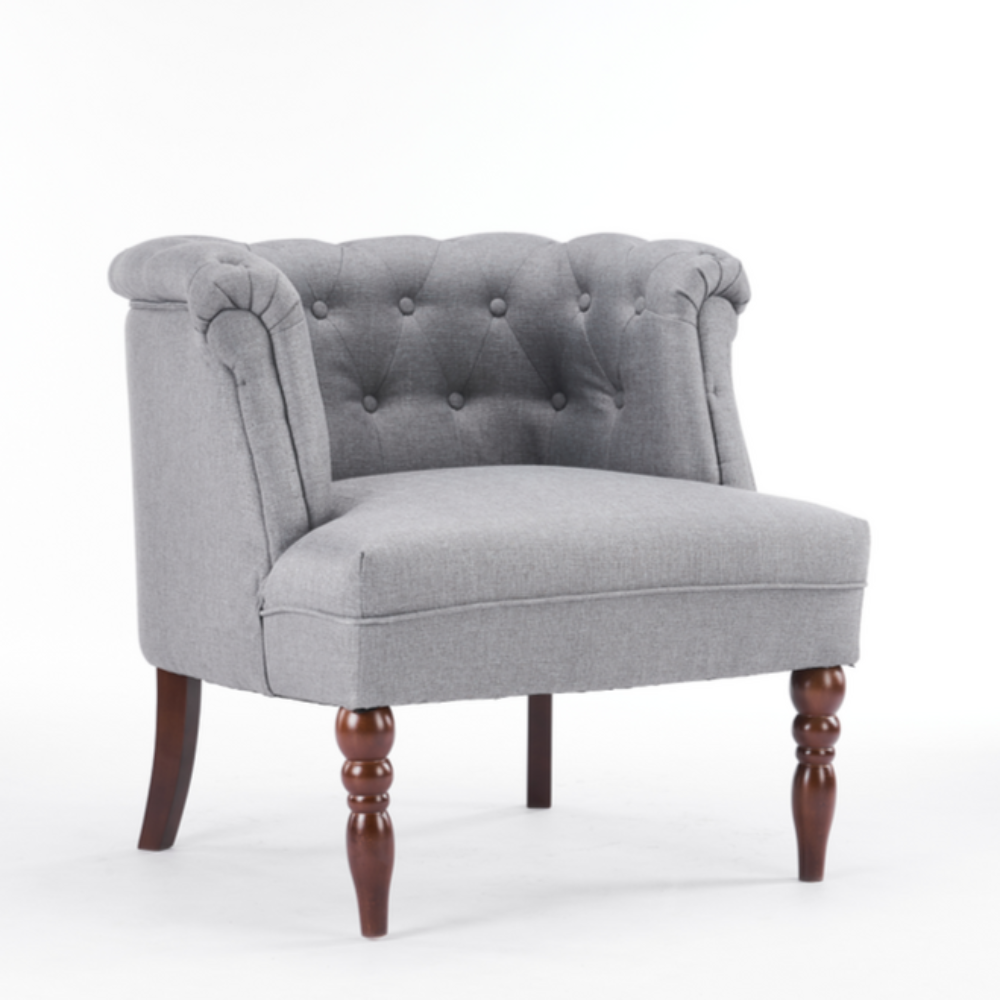 Grey Chesterfield Armchair