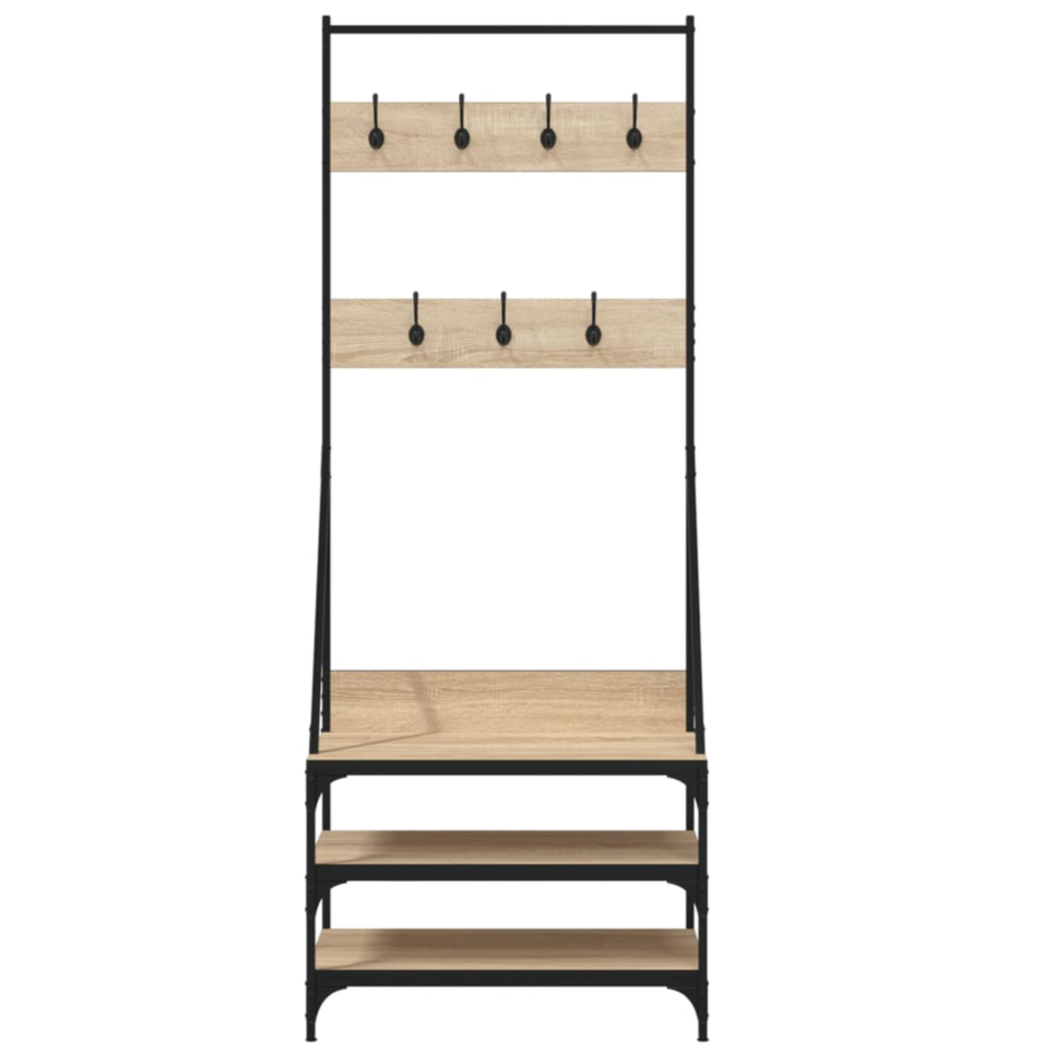 Clothes Rack with Shoe Storage