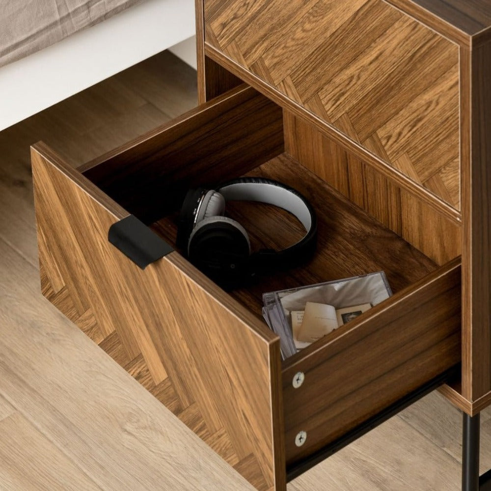 Side Cabinet with Storage Drawers