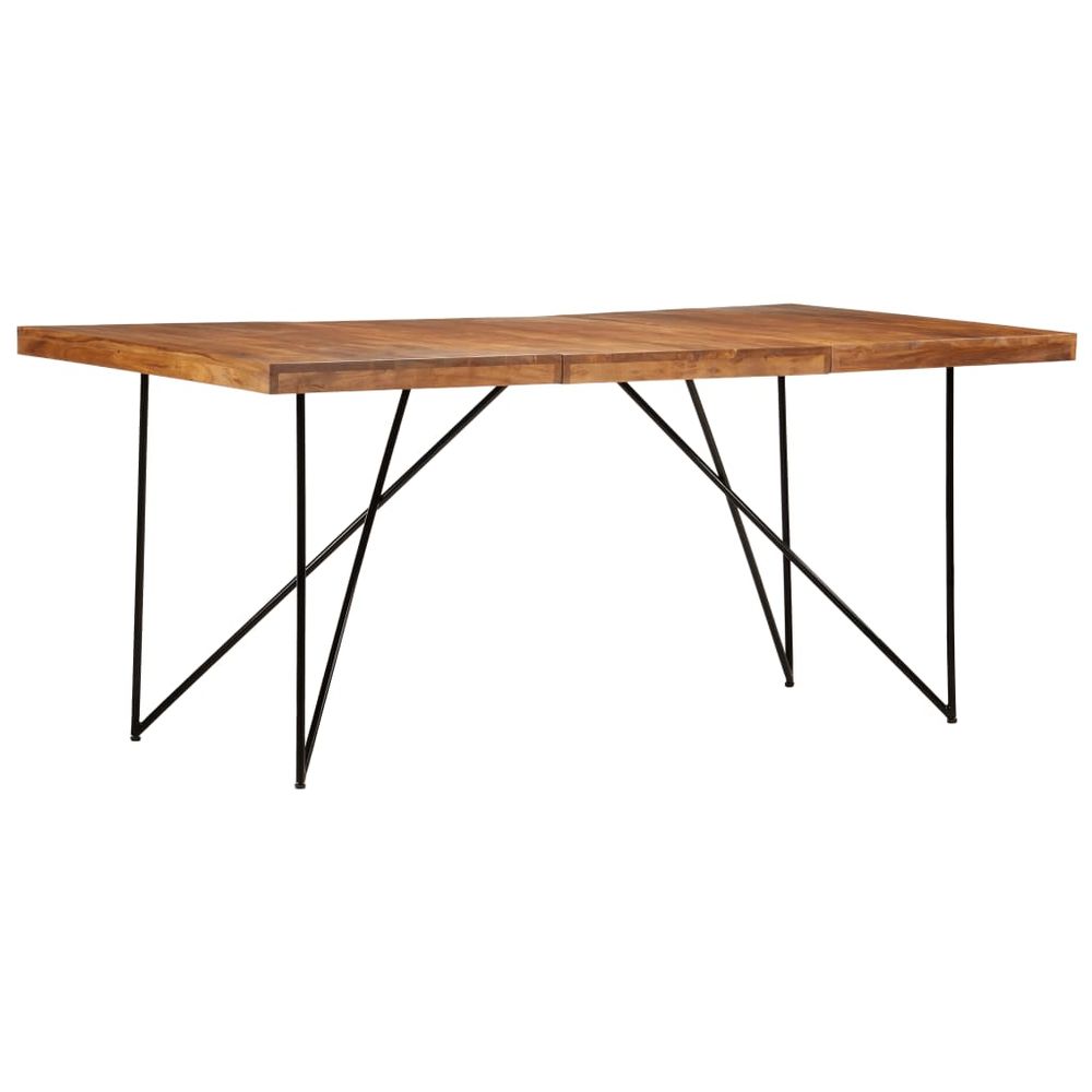 Steel Legged Dining Table