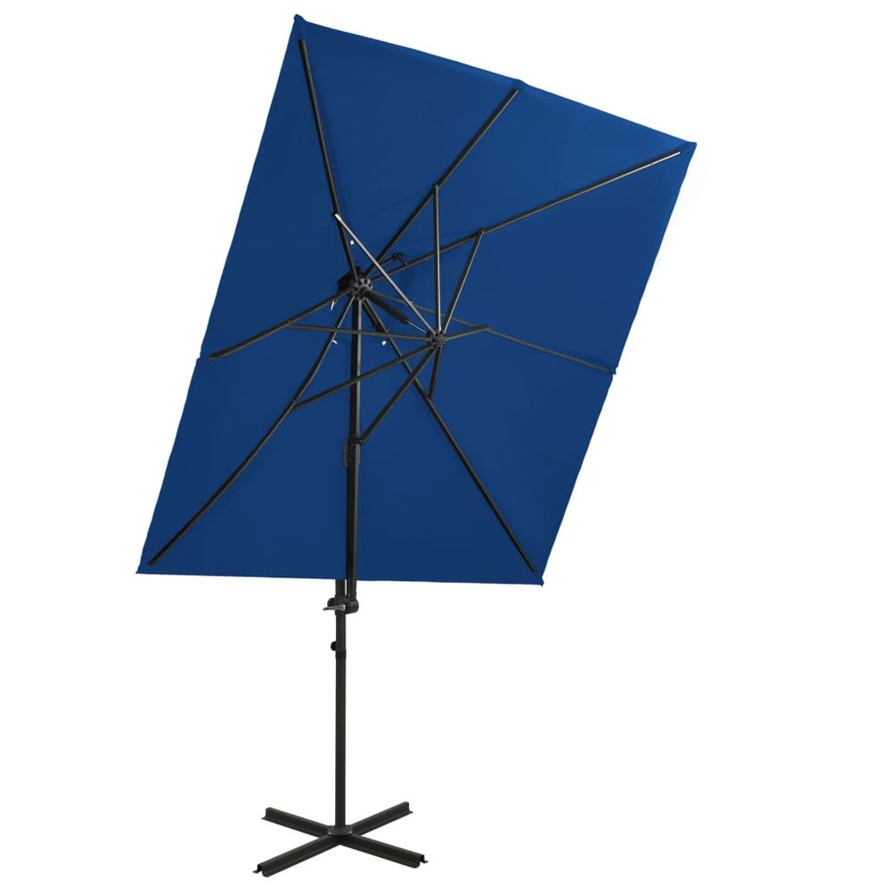 Cantilever Umbrella with Double Top