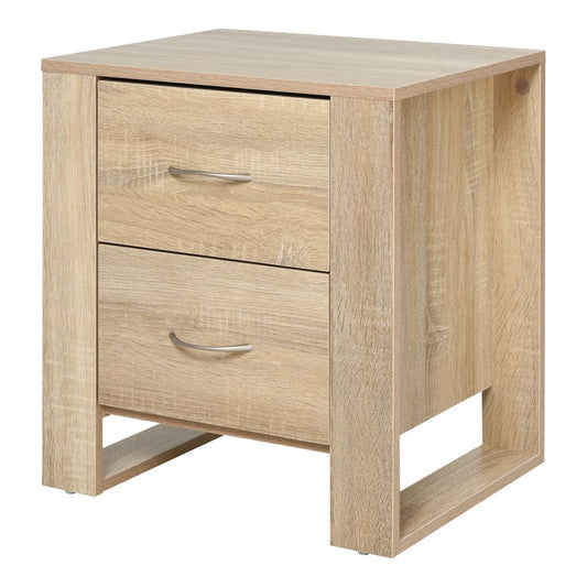 Two Drawer Bedside Table