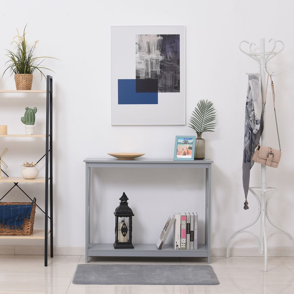 Wood Console Table