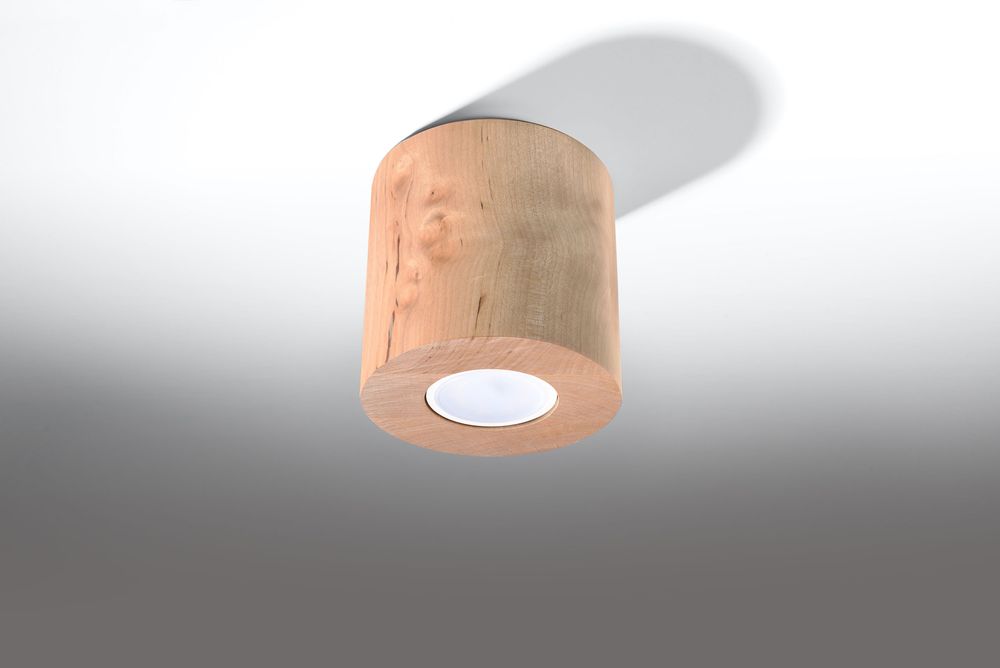 Natural Wood Ceiling Light