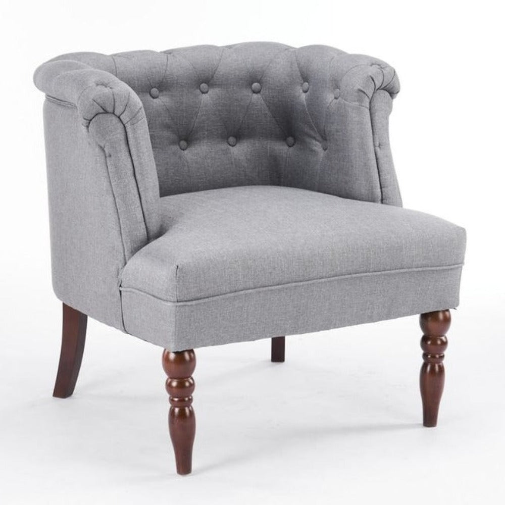 Grey Chesterfield Armchair