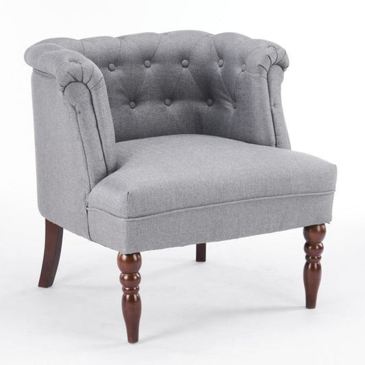 Grey Chesterfield Armchair