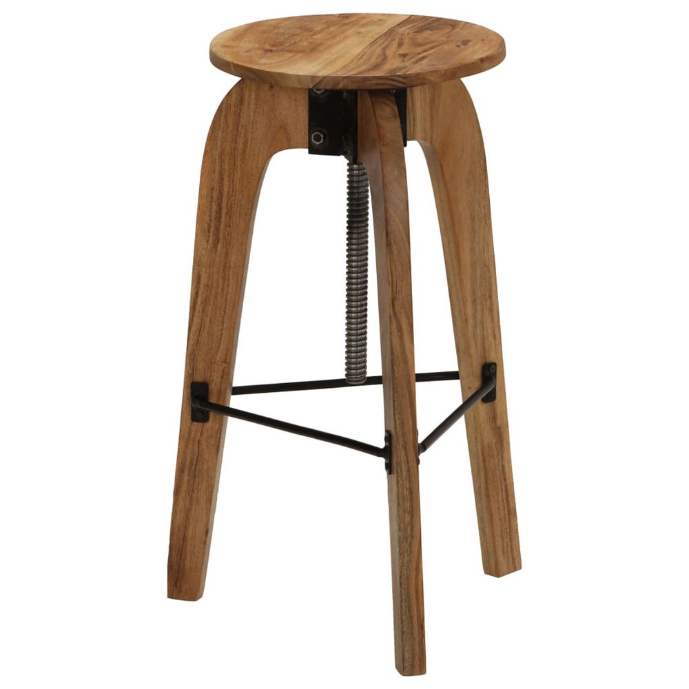 Acacia Wood Bar Stools