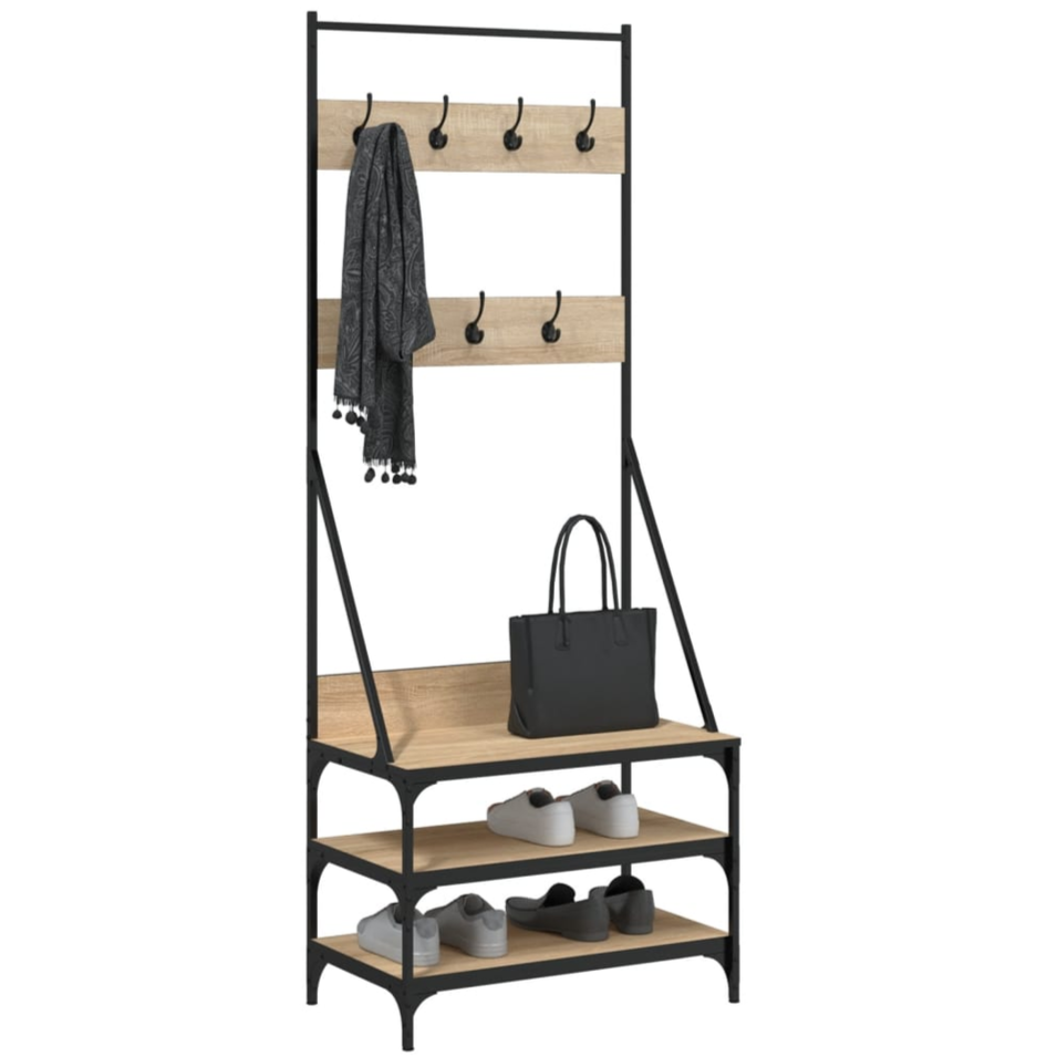 Clothes Rack with Shoe Storage