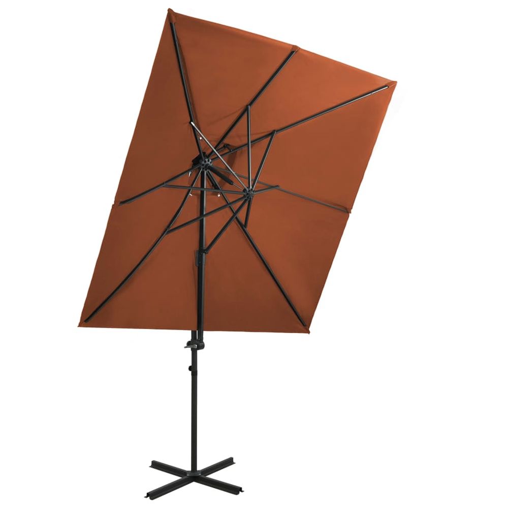 Cantilever Umbrella with Double Top