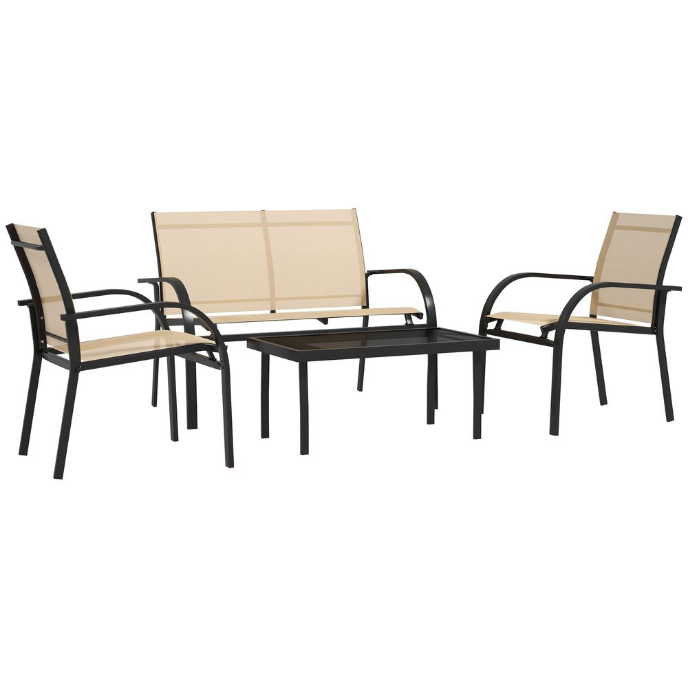 Patio Coffee Table Furniture Set