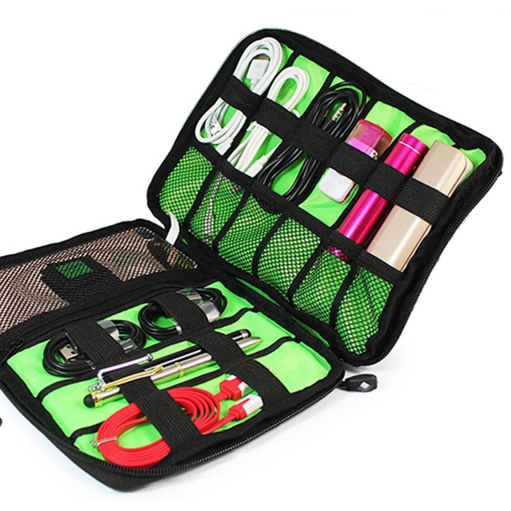 Multi Purpose Nylon Travel Electronics Organiser Bag