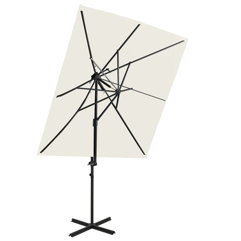 Cantilever Umbrella with Double Top