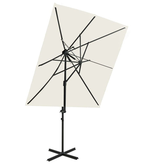 Cantilever Umbrella with Double Top