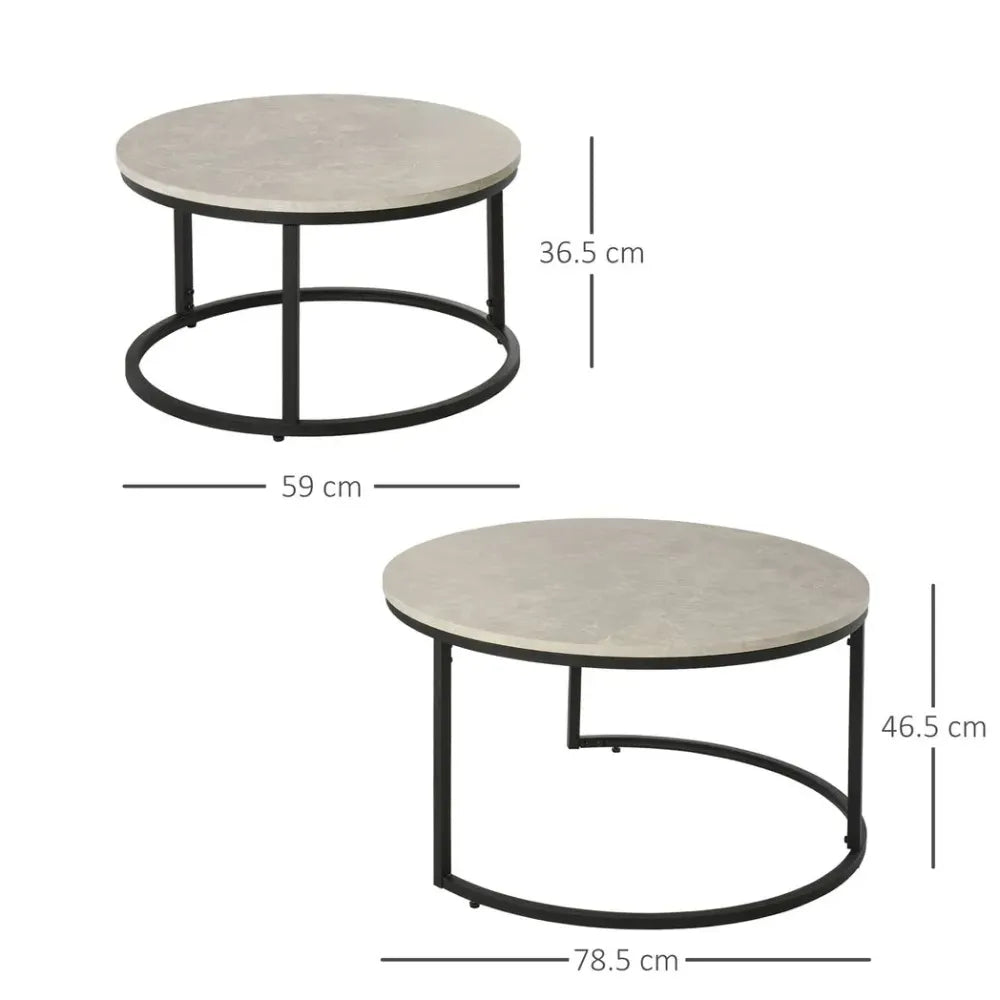 Faux Marble Coffee Tables