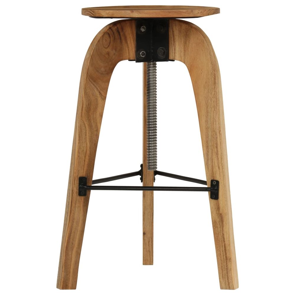 Acacia Wood Bar Stools