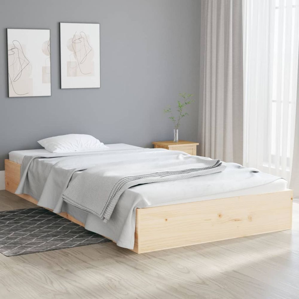 Pine Platform Bed Frame